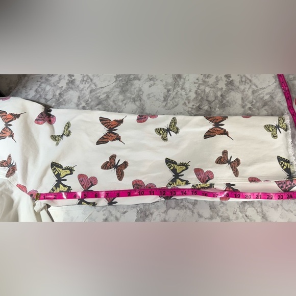 Pacsun Women's Butterfly 90's Boyfriend Straight Leg crop Jeans - Size 27 - Picture 7 of 12